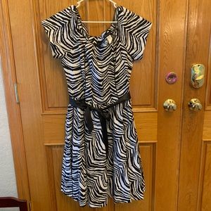 Bernie Dexter Zebra Dress 🦓
